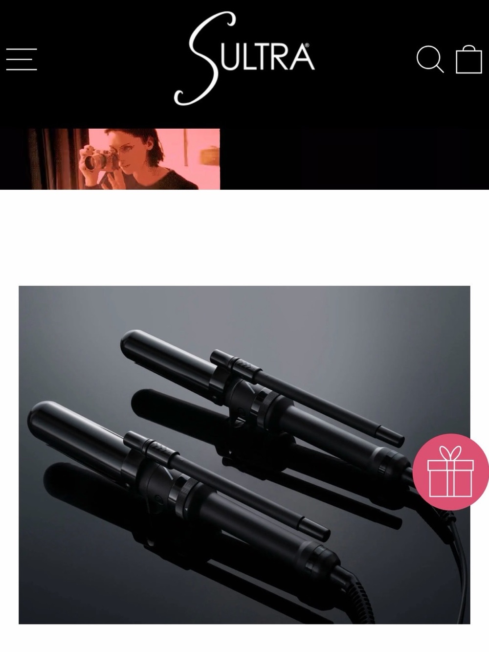 - Matte Black Marcel Curling Iron